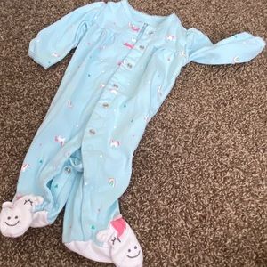 Carters Unicorn Baby Girl Sleeper